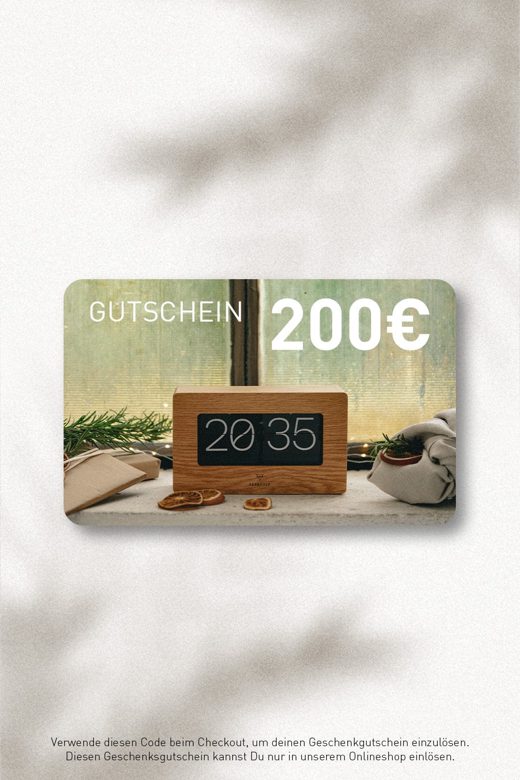 Geschenkgutschein digital